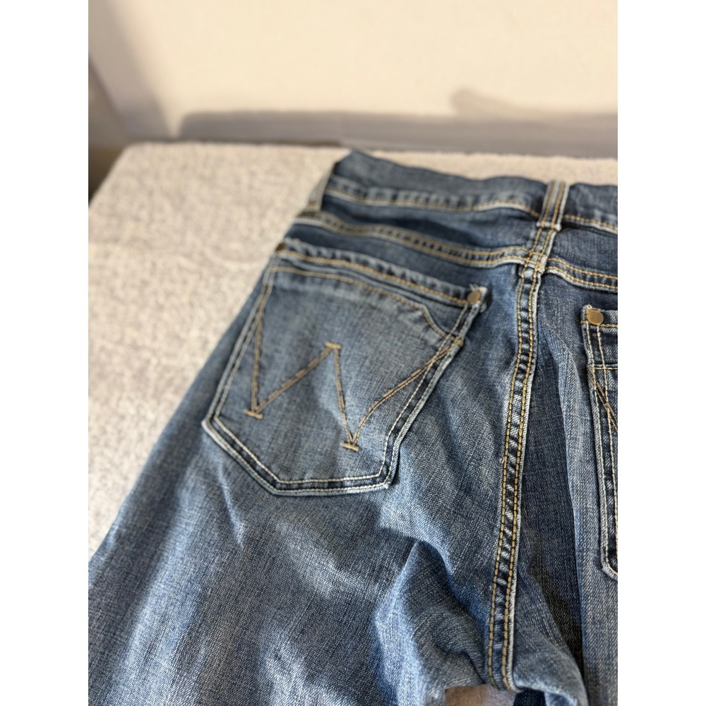 Wrangler Retro Slim Boot Jeans Medium Wash Denim Pants Womens 29x34 - Picture 10 of 13